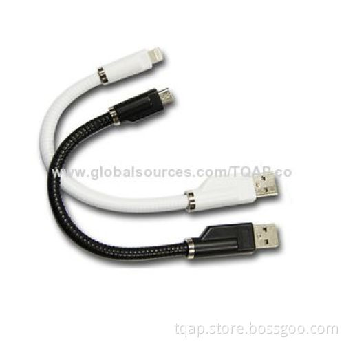 Micro USB and Data Cable for iPhone 5, with Bracket